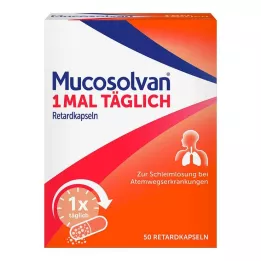 MUCOSOLVAN 1 time daily sustained-release capsules, 50 pcs