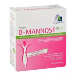 D-MANNOSE PLUS 2000 mg sticks with vitamins and minerals, 30X2.47 g
