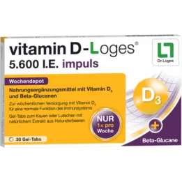 VITAMIN D-LOGES 5,600 I.U. impulse weekly depot KTA, 30 pcs