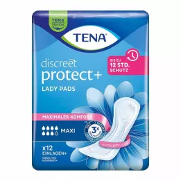 TENA LADY Discreet insoles maxi, 12 pieces