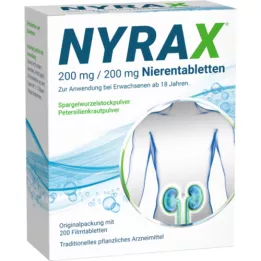 NYRAX 200 mg/200 mg kidney tablets, 200 pcs