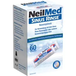 NEILMED Sinus rinse nose rinsing salt dosing bag, 60x2.4 g