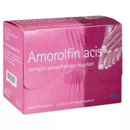 AMOROLFIN Acis 50 mg/ml active ingredient. Nail polish, 3 ml