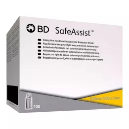 BD SAFEASSIST Safety pen needles 30 G 5 mm, 100 pcs