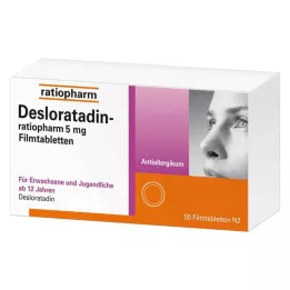 DESLORATADIN-ratiopharm 5 mg film-coated tablets, 50 pcs