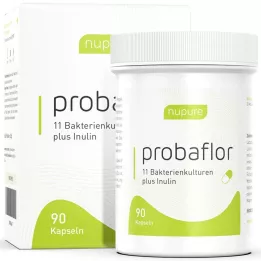 NUPURE probaflor probiotics for intestinal cleansing capsules, 90 pcs