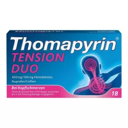 THOMAPYRIN TENSION DUO 400 mg/100 mg film-coated tablets, 18 pcs