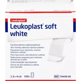 LEUKOPLAST Soft White injectionpfl.str.19x40 mm, 500 pcs