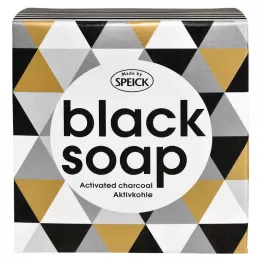 MADE BY SPEICK Black Soap Activated Charcoal Soap, 100g