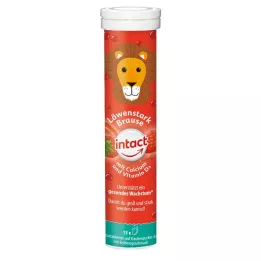 INTACT Löwenstark effervescent tablets with calcium, 15 pcs