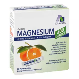 MAGNESIUM 400 direct Orange portion sticks, 20X2.1 g