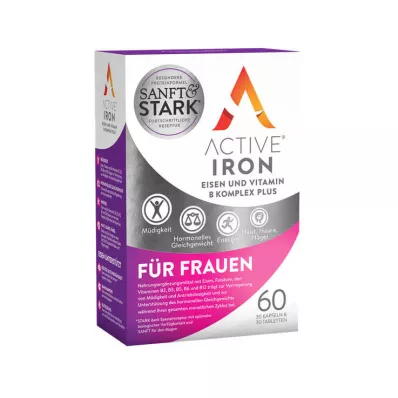 ACTIVE IRON Iron and vitamin B complex plus, 60 pcs