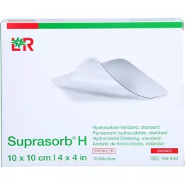 SUPRASORB H Hydrocoll. connection standard 10x10 cm, 10 pcs