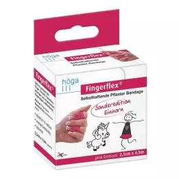FINGERFLEX 2.5 cmx4.5 m pink unicorn latex -free, 1 pcs