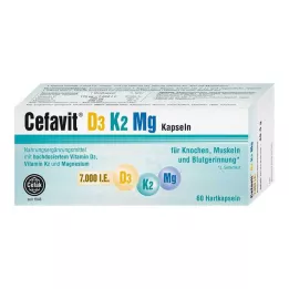 CEFAVIT D3 K2 Mg 7,000 IU hard capsules, 60 pcs