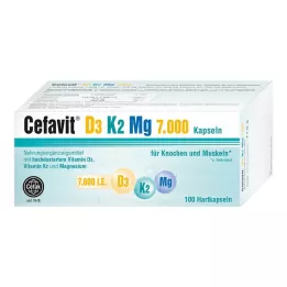 CEFAVIT D3 K2 Mg 7,000 IU hard capsules, 100 pcs
