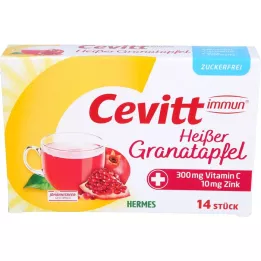 CEVITT Immune hot pomegranate -free gran., 14 pcs