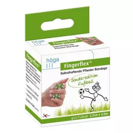 FINGERFLEX 2.5 cmx4.5 m green football latex-free, 1 piece