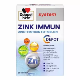 DOPPELHERZ Zinc Immun Depot system tablets, 30 pcs