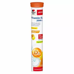 DOPPELHERZ Vitamin D3 2000 IU effervescent tablets, 15 pcs