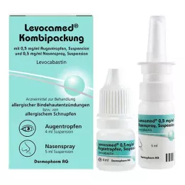 LEVOCAMED Combination 0.5 mg/ml AT + 0.5 mg/ml nasal spray, 1 pc