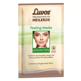 LUVOS Healing Earth Cream Mask Peeling, 2X7.5 ml