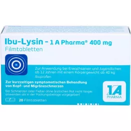IBU-LYSIN 1A Pharma 400 mg film-coated tablets, 20 pcs