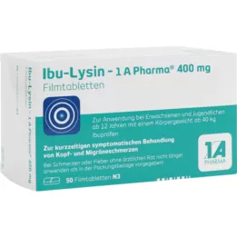 IBU-LYSIN 1A Pharma 400 mg film -coated tablets, 50 pcs