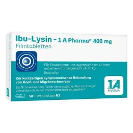 IBU-LYSIN 1A Pharma 400 mg film-coated tablets, 50 pcs