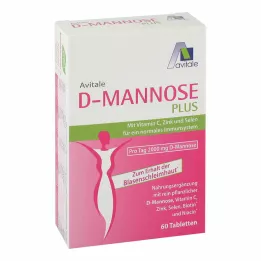 D-MANNOSE PLUS 2000 mg tablet with vitamin and mineral substances, 60 pcs