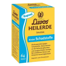 Luvos healing clay Imutox capsules (64 pieces)