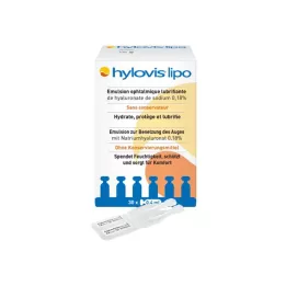 HYLOVIS LIPO eye drops single dike pipettes, 30x0.4 ml