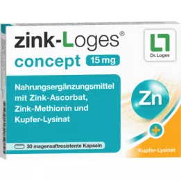 ZINK-LOGES Concept 15 mg gastric saftres.kapseln, 30 pcs