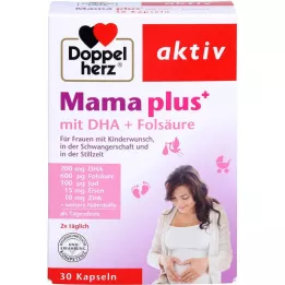 DOPPELHERZ Mama Plus with DHA+folic acid capsules, 30 pcs