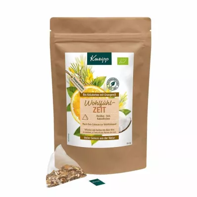 Kneipp Organic herbal tea feel-good time with orange oil, 15x2 g