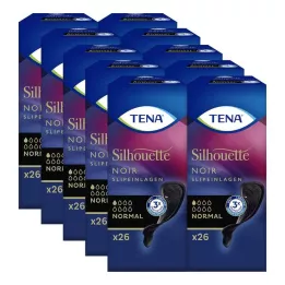TENA SILHOUETTE Panty liners normal noir, 26 pcs