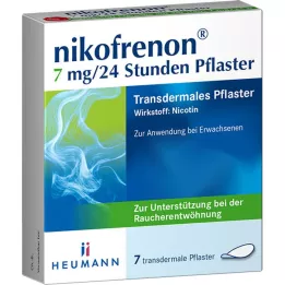 NIKOFRENON 7 mg/24 hours plaster transdermal, 7 pcs