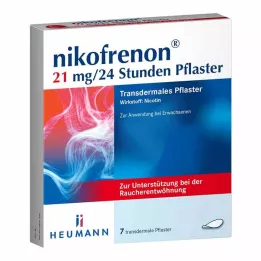 NIKOFRENON 21 mg/24 hours transdermal patch, 7 pcs