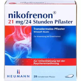 NIKOFRENON 21 mg/24 Stunden Pflaster transdermal, 28 St