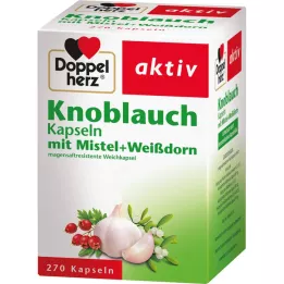 DOPPELHERZ Knobl.kap.m.Mistel+Hawdorn 60/24/54 mg, 270 db