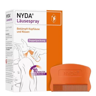 NYDA Lice spray, 2X50 ml NYDA Lice spray, 2X50 ml