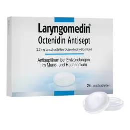 Laryngomedine Octenidine Antisept, 24 pcs