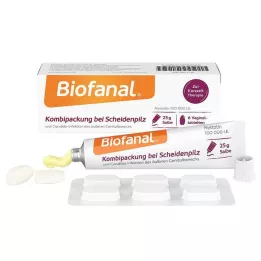 BIOFANAL Combination pack for vaginal yeast infections Vagtab.+ointment, 1 P