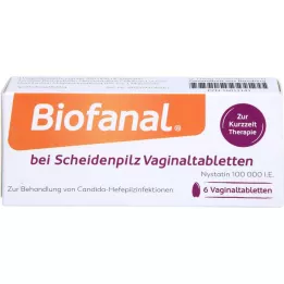 BIOFANAL for vaginal thrush 100,000 IU vaginal tablets, 6 pcs