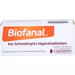 BIOFANAL With vaginal fungus 100,000 I.E. Vaginaltab., 12 pcs