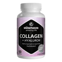 COLLAGEN 300 mg+Hyaluron 100 mg high-dose capsules, 60 pcs