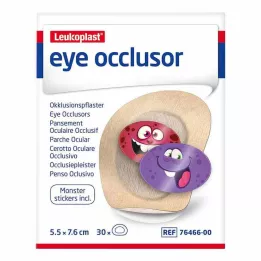 LEUKOPLAST Eye Occlusor 5.5 cmx7.6 cm, 30 pcs