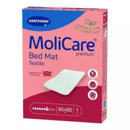 MOLICARE Premium Bed Mat Textile 7 Drops 85x90cm, 1 pc
