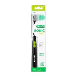 GUM SONIC DAILY Sonic toothbrush black, 1 pcs