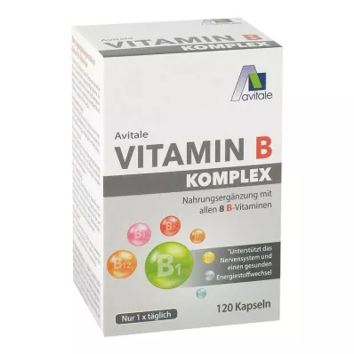VITAMIN B KOMPLEX capsules, 120 pcs VITAMIN B KOMPLEX capsules, 120 pcs